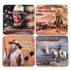 John Wayne Set of 4 Coasters